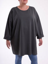 Basic Cotton Top - 9482 PLAIN, Tops & Shirts, Pure Plus Clothing, Lagenlook Clothing, Plus Size Fashion, Over 50 Fashion